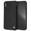 BMW BMHCI65MBC Signature Carbon hardcase voor Apple iPhone XS Max, zwart