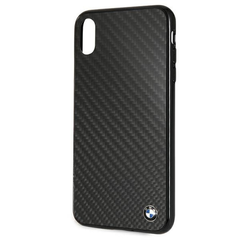 BMW BMHCI65MBC Signature Carbon hardcase voor Apple iPhone XS Max, zwart