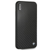 BMW BMHCI65MBC Signature Carbon hardcase voor Apple iPhone XS Max, zwart