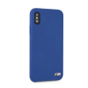 BMW BMHCPXMSILNA Silicone M Collection Hardcase voor Apple iPhone X / XS, marineblauw