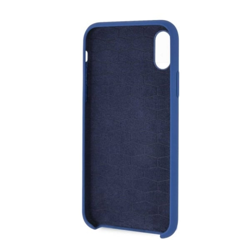 BMW BMHCPXMSILNA Silicone M Collection Hardcase voor Apple iPhone X / XS, marineblauw