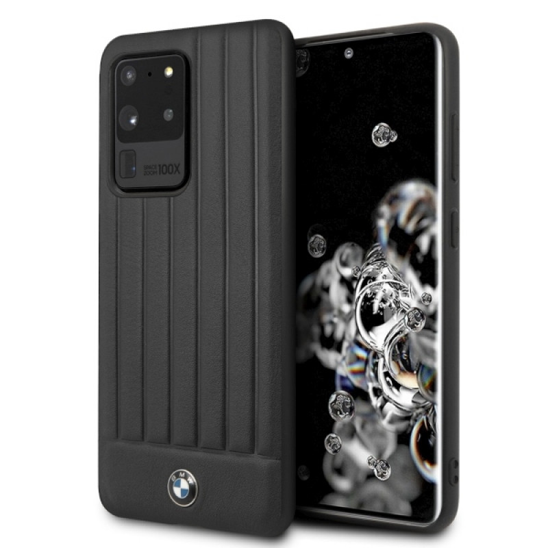 BMW BMHCS69POCBK Signature hardcase voor Samsung Galaxy S20 Ultra, zwart