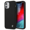 BMW BMHCP12SSILBK Silicone Signature Hardcase voor Apple iPhone 12 mini, zwart