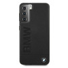 BMW BMHCS21MSLLBK Signature Logo Imprint hardcase voor Samsung Galaxy S21+, zwart