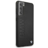 BMW BMHCS21MSLLBK Signature Logo Imprint hardcase voor Samsung Galaxy S21+, zwart