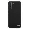 BMW BMHCS21MMSILBK Silicone M Collection-hoesje voor Samsung Galaxy S21+, zwart