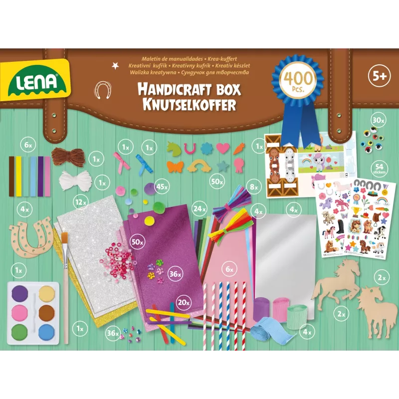LENA Handicraft Box Horses