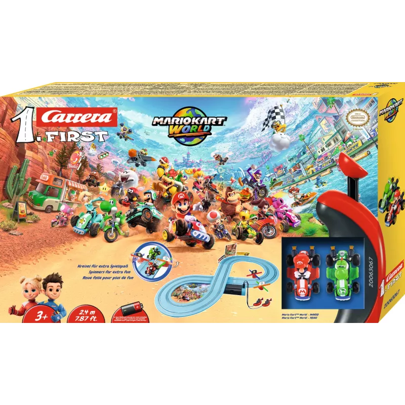 Carrera First!!! First Cars Set - Mario Kart World Mario vs. Yoshi (20063067)
