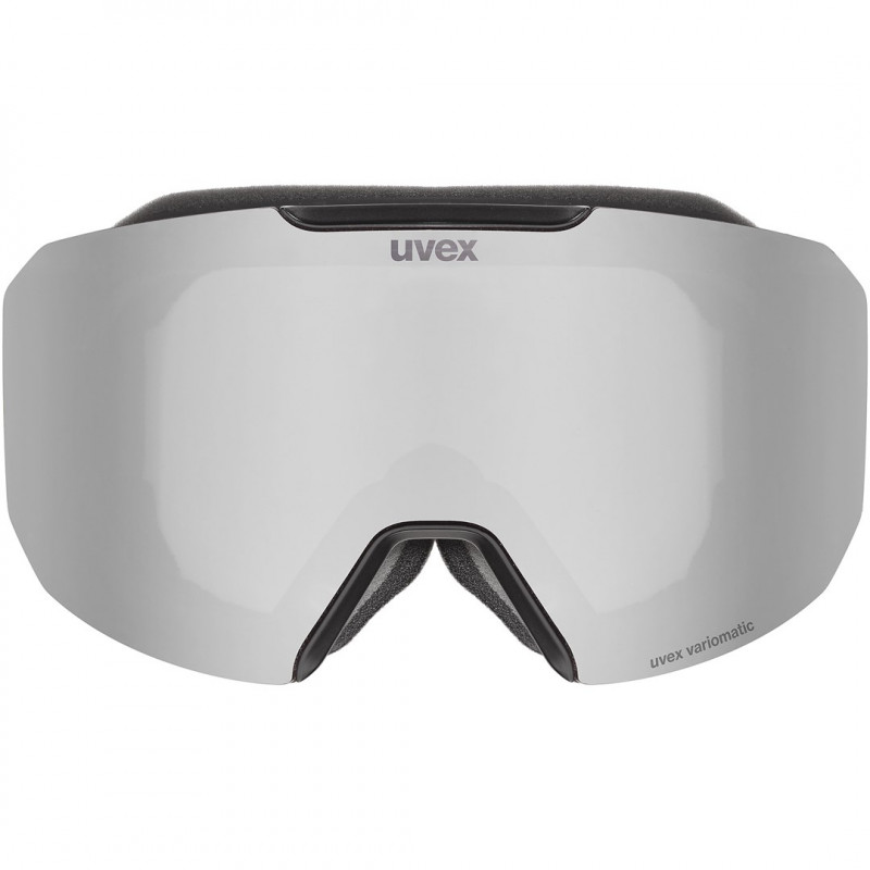 UVEX Evidnt ATTRACT V skibril met etui, zwart/zilver