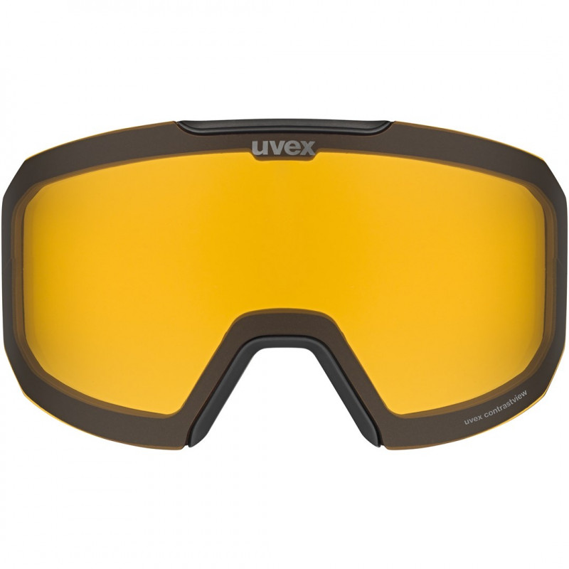 UVEX Evidnt ATTRACT V skibril met etui, zwart/zilver