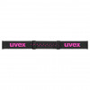 UVEX pwdr FM kinderskibril, zwart/roze/groen/transparant