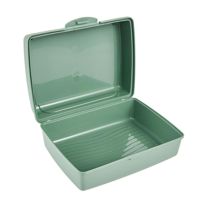 keeeper Carla Midi Lunch Box Space Tour, nordic green, Deco-Click-Box, PP (1 st)