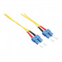 LogiLink FP0SC10 glasvezel-patchkabel SC/SC OS2 9/125 µm duplex, 10 m, geel