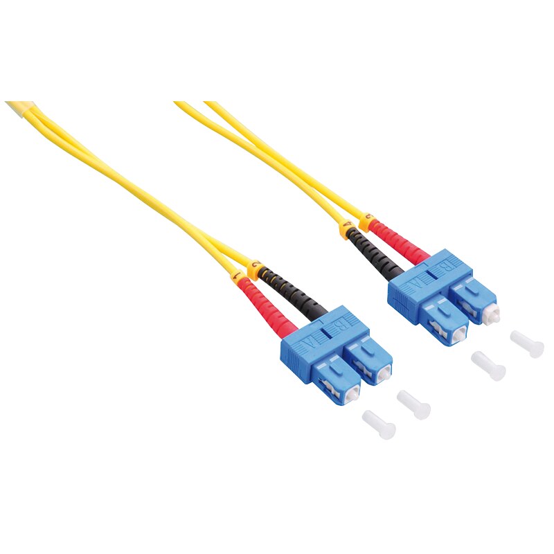 LogiLink FP0SC10 glasvezel-patchkabel SC/SC OS2 9/125 µm duplex, 10 m, geel