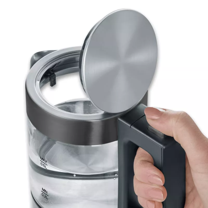 Severin 9387 mini glazen waterkoker, 0,5 l