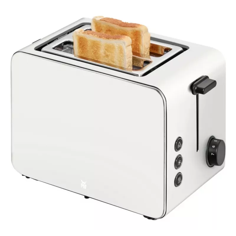 WMF Stelio 414210001 broodrooster, 2 sneetjes, roestvrij staal, Paper Grey, 1050 W