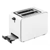 WMF Stelio 414210001 broodrooster, 2 sneetjes, roestvrij staal, Paper Grey, 1050 W