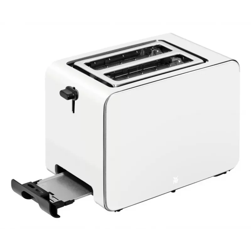 WMF Stelio 414210001 broodrooster, 2 sneetjes, roestvrij staal, Paper Grey, 1050 W
