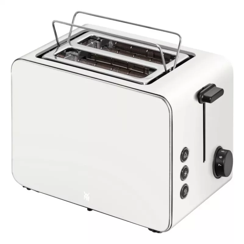 WMF Stelio 414210001 broodrooster, 2 sneetjes, roestvrij staal, Paper Grey, 1050 W