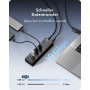 ICY BOX IB-AC6110a 10-poorts USB 3.2 Gen 2-hub met oplaadpoort, 12 V