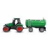 Amewi metalen tractor met tanktrailer, 1:64, RTR, groen