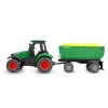 Amewi metalen tractor met aanhangwagen, 1:64, RTR, groen