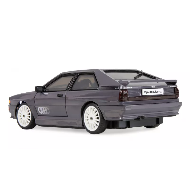 Amewi Audi quattro 1980 on-road/drift gyro RC-auto, 4WD, 1:28, RTR, grijs