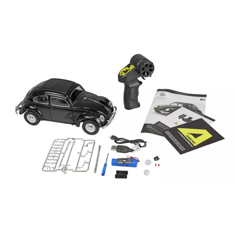 Amewi VW Typ 1 1950 Beetle RC-auto, 1:16, RTR, zwart