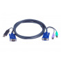 ATEN 2L-5506UP PS/2 naar USB KVM-kabel, 6 m