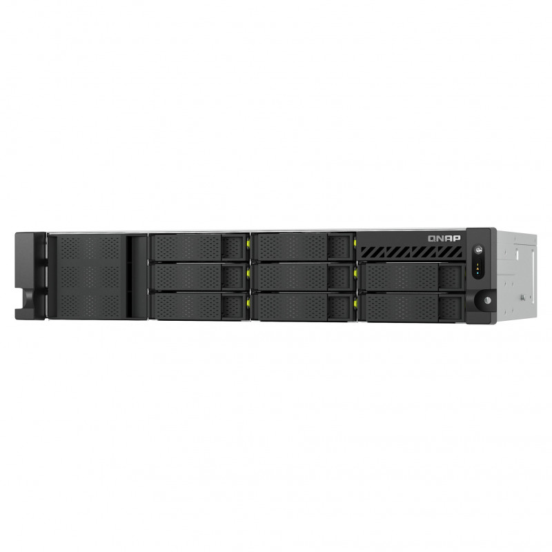 QNAP TS-h1073BXeU-RP-8G 2U rack-NAS, Ryzen Embedded V1780B, 8 GB DDR4, redundante voeding