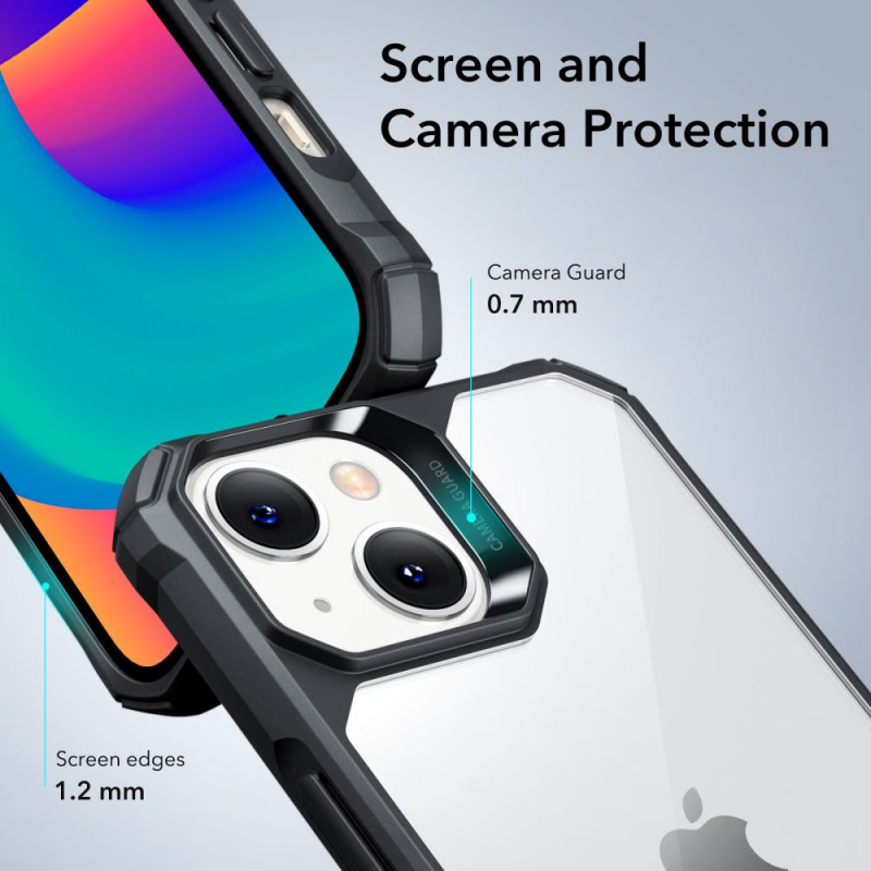 ESR Air Armor-hoesje ESR515 voor Apple iPhone 14 Plus / 15 Plus, transparant/zwart