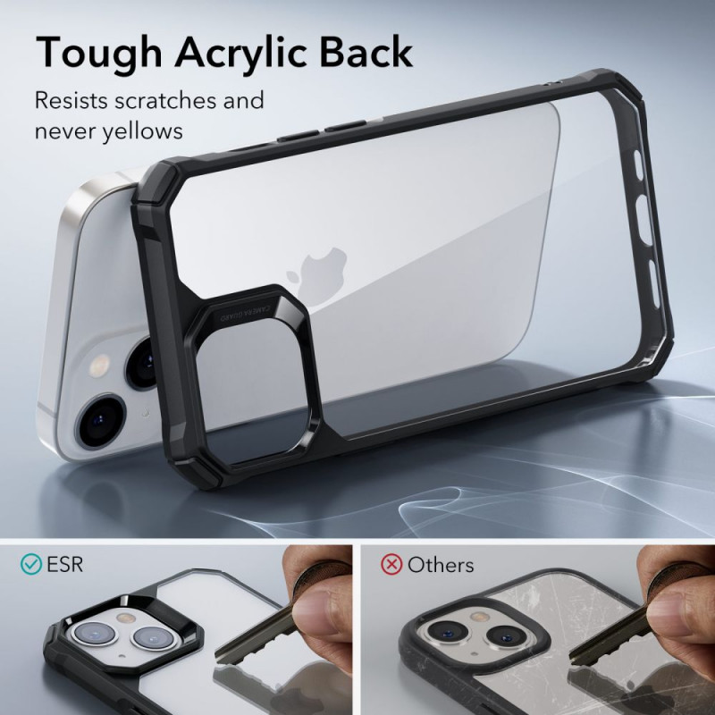 ESR Air Armor-hoesje ESR515 voor Apple iPhone 14 Plus / 15 Plus, transparant/zwart