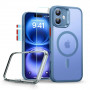 ESR Classic Pro Set HaloLock MagSafe-hoesje met gehard glas voor Apple iPhone 16, mat blauw