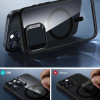 ESR Classic Hybrid HaloLock MagSafe-hoesje met gehard glas voor Apple iPhone 16 Pro Max, transparant/zwart