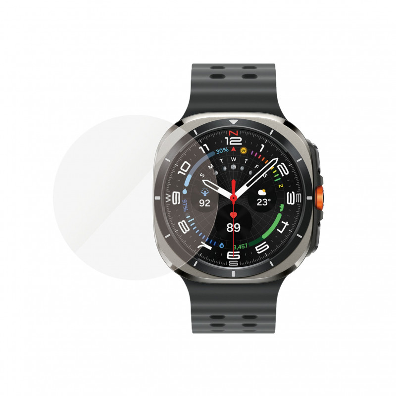 PanzerGlass gehard glazen schermbeschermer voor Samsung Galaxy Watch Ultra2 47 mm, transparant