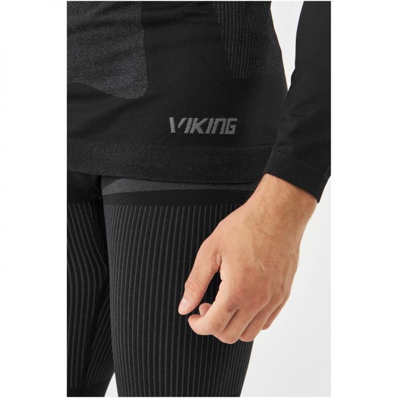 Viking Dante thermoactieve baselayer set voor heren, zwart, maat L