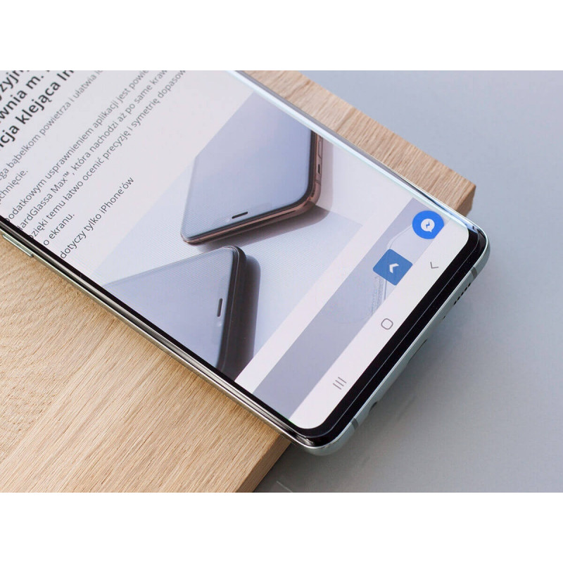 3MK HardGlass Max Sensor-Dot gehard glas voor Samsung Galaxy S10, zwart
