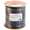 Conotech NS113TRI HQ PE gegelede coaxkabel, zwart, 300 m
