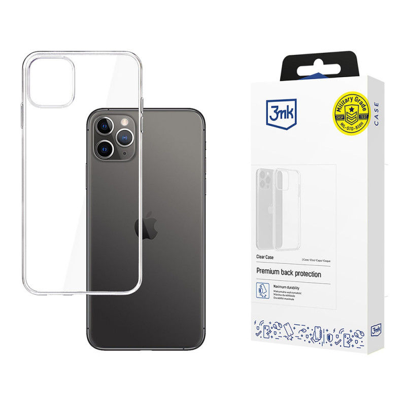 3MK Clear Case voor Apple iPhone 11 Pro Max, transparant