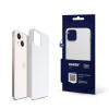 3MK Hardy Case MagSafe Apple iPhone 14 Plus / 15 Plus siliconenhoesje, wit