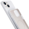3MK Hardy Case MagSafe Apple iPhone 14 Plus / 15 Plus siliconenhoesje, wit