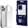 3MK Hardy Case MagSafe Apple iPhone 14 Pro Max siliconenhoesje, wit