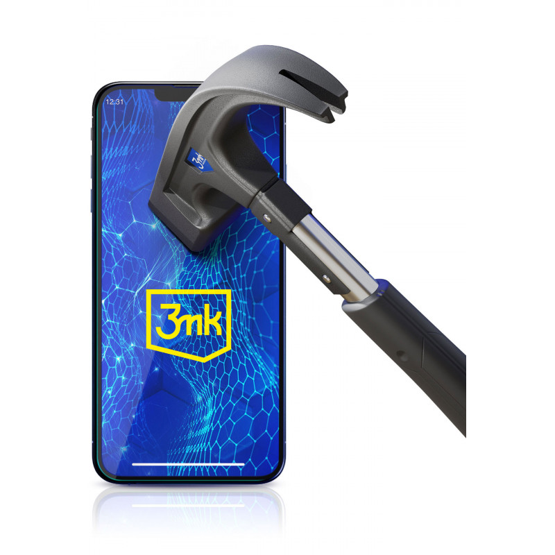 3MK HardGlass Max Lite Oppo Find X6 Pro gehard glas schermbeschermer, zwart, 3MK4884