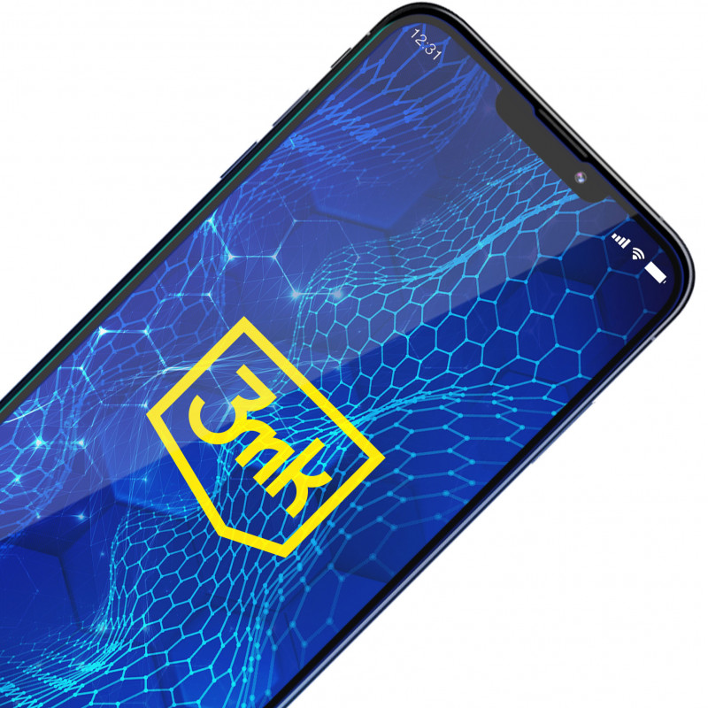 3MK HardGlass Max Lite Oppo Find X6 Pro gehard glas schermbeschermer, zwart, 3MK4884