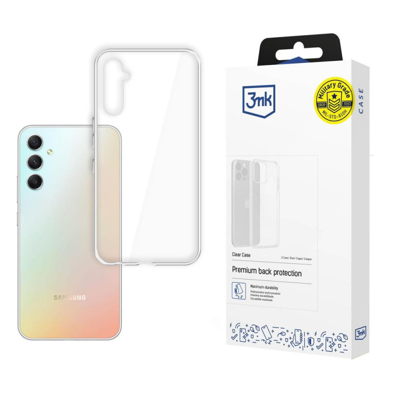 3MK Clear Case Samsung Galaxy A34 5G transparante hoes, 3MK4600