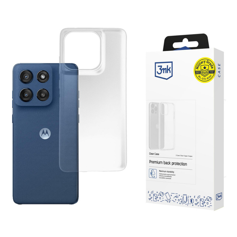 3MK Clear Case voor Motorola Moto Edge 60 / 60 Fusion, transparant