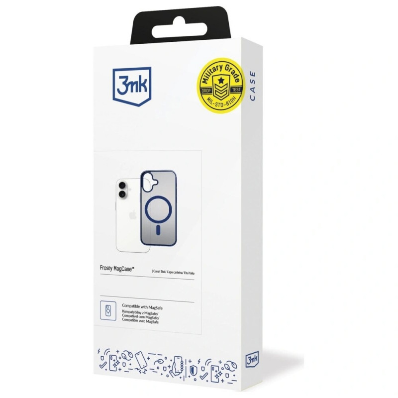 3MK Frosty MagCase voor Apple iPhone 17, blauw