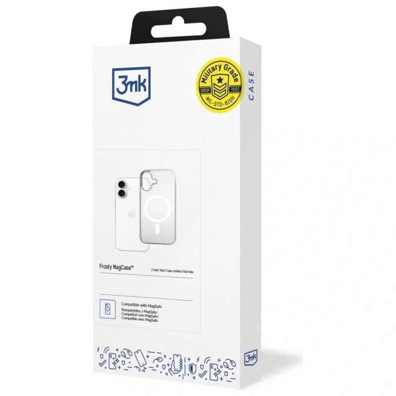 3MK Frosty MagCase voor Apple iPhone 17, wit