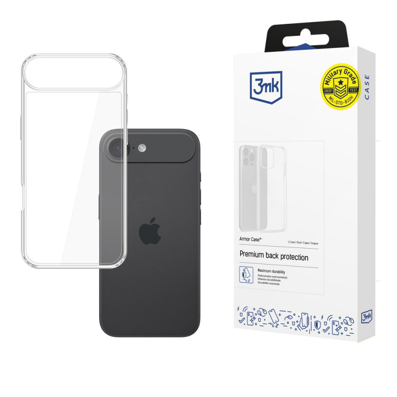 3MK Armor Case voor Apple iPhone Air, transparant