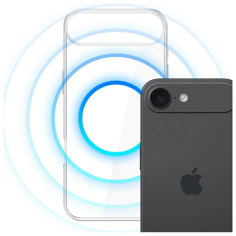 3MK Clear MagCase voor Apple iPhone Air, transparant
